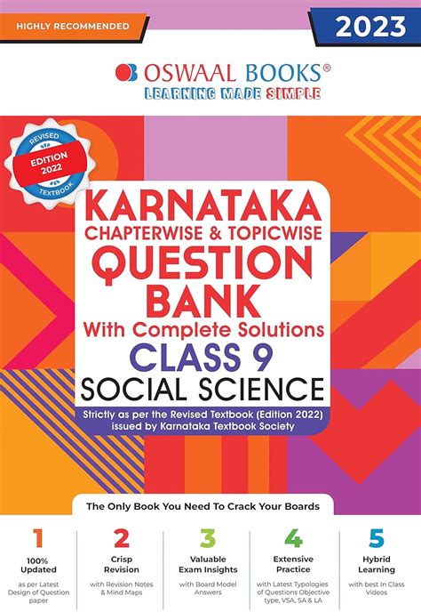 Oswaal Karnataka Question Bank Class 9 Social Science Book Chapterwise And Topicwise For 2023