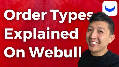 Stock Market Order Types Explained On Webull Live Trades Youtube