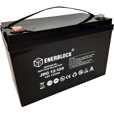 Enerblock Jdg Agm Gel Hybrid V Ah Akumulator Portablepower Pl