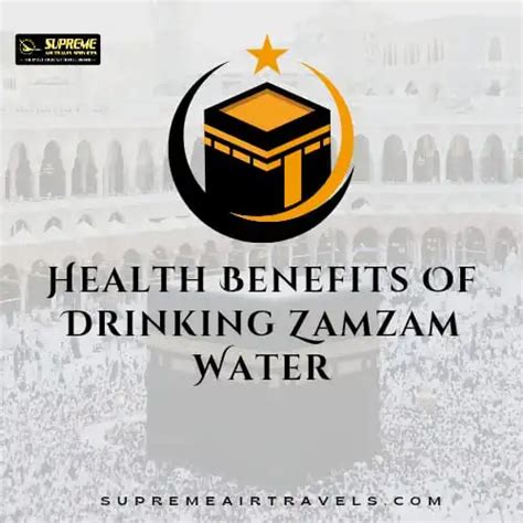 Top 5 Healthy Benefits Of Drinking Zamzam Water