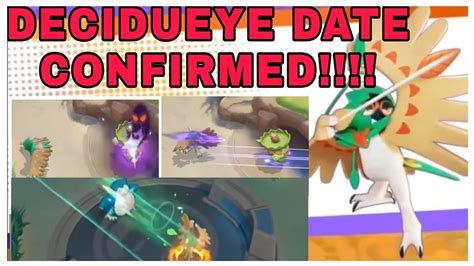 Pokemon Unite Decidueye Date Confirmed Decidueye Gameplay And Leak