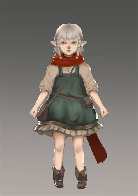 Artstation Elf Child Character And Setting Kid Character Fantasy