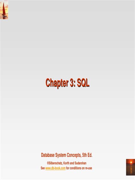 Chapter 3 Sql Pdf Sql Relational Model