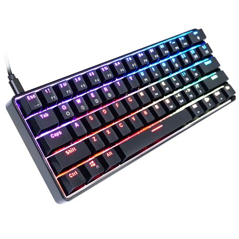 Gk Keyboard With Hot Swappable Gateron Optical Switches Rgb Lighting And Usb C Flashquark