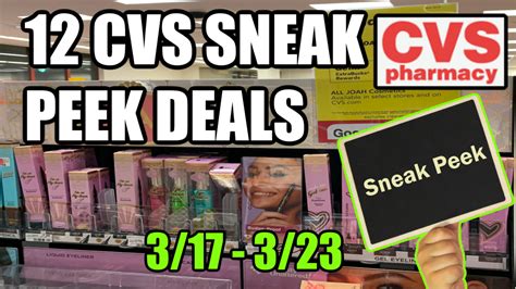 Cvs Sneak Peek Deals Starting 3 17 Savvy Coupon Shopper