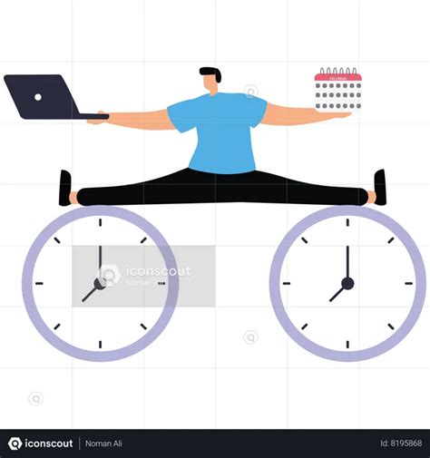 Best Flexible work schedule Illustration download in PNG & Vector format