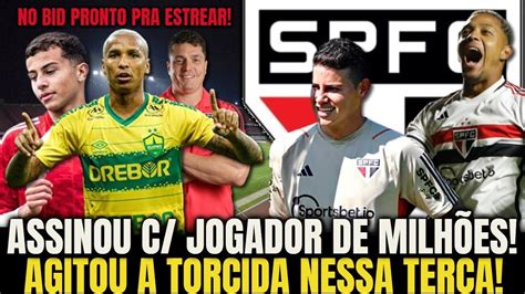 DEYVERSON AGITA TORCIDA TRICOLOR NESSA TERÇA SPFC ASSINA JOGADOR