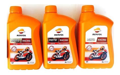 Aceite Repsol Racing Full Sint Tico W X Botellas Litro Cuotas