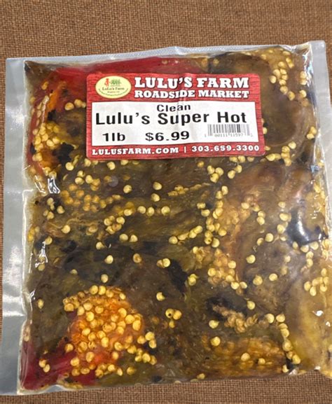 Lulus Super Hot Clean 1 Lb The Chili Guys Lulus Farm