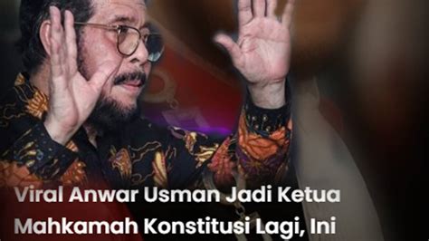 Mahkamah Konstitusi Jawab Isu Anwar Usman Jadi Ketua Mk Lagi Merdeka