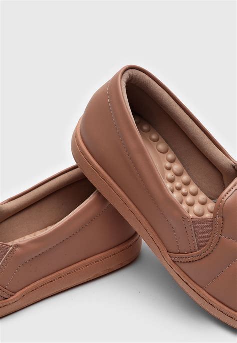 Slip On Modare Matelass Nude Compre Agora Dafiti Brasil