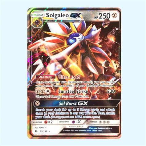 Solgaleo Gx 89 Sun And Moon Ginko Cards