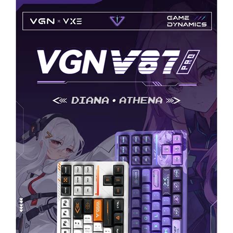 VGN V Pro Athena Mechanical Keyboard Tri Mode BT GHz USB C Hot Swappable PBT Keycap