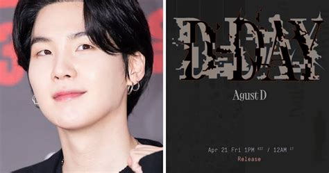 BTS S Suga Announces New Solo Album D DAY To Conclude His Agust D