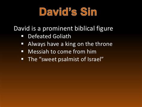 Davids Sin