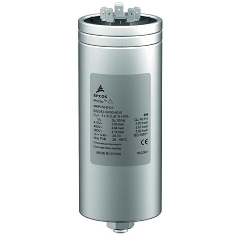 Buy Epcos Kvar Phicap Power Factor Correction Capacitors Online At