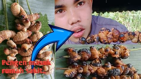 Aldepa Mukbang Asmr Ulat Sagu Menjadi Sate Dan Bumbu Sajiku Youtube