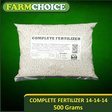 【2023】 Complete 14 14 Fertilizer 500 Grams Lazada Ph