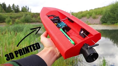 3d Printed Rc Boat With Jet Propulsion Youtube