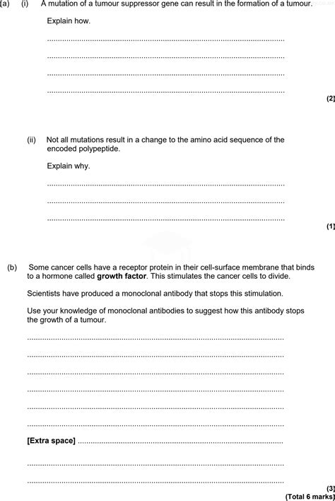 A Level Aqa Biology Questions Dna And Protein Synthesis Revisely