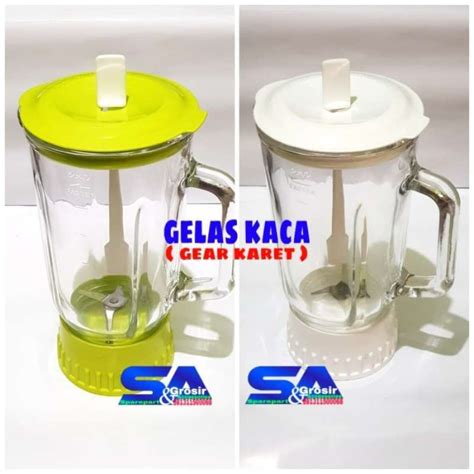 Jual Gelas Kaca Set Blender Model Miyako National Gmc Mounting Tutup