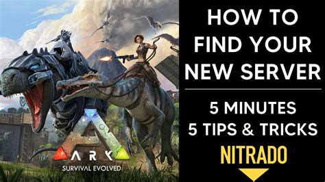 How To Find Your New Nitrado Ark Server Xbox Playstation Windows