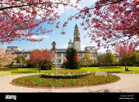City Hall Alexandra Gardens Cathays Park Cardiff Wales United