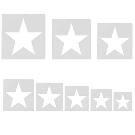 pcs large star stencils  creative painting