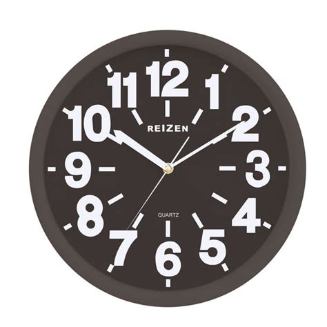 Low Vision Quartz Wall Clock (Black face & White number) – Miami ...