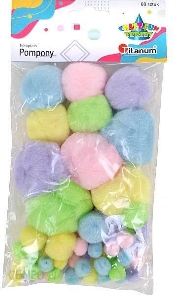 Titanum Pompony Craft Fun Series Pastelowy 60 Szt 462555 Ceny I