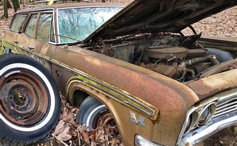 Junkyard Find 1966 Chevrolet Caprice 396 Wagon Barn Finds