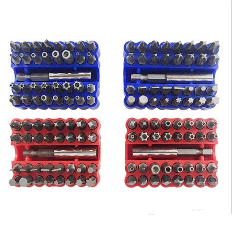 33pcs Hex Star Spanner Tri Wing Electric Screwdriver Extension Holder