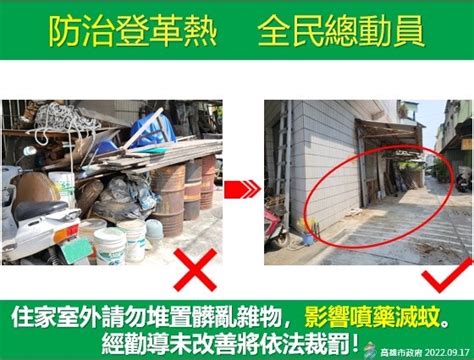 【衛生局】高雄市今日無新增登革熱個案 全球登革熱疫情嚴峻 密切管控境外移入風險 「登革熱決戰境外獎勵計畫」籲請入境民眾出現疑似症狀「主動通報採