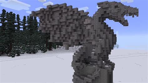 Dragon Statue Tutorial Advanced Minecraft Project