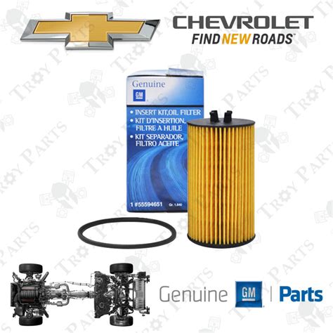 Original Chevrolet Oil Filter For Cruze Orlando Sonic