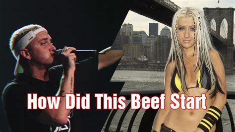 How Did The Eminem Vs Christina Aguilera Beef Start Full Video 1 3