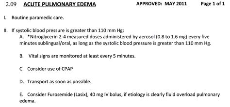 Nitroglycerin Iv Dosage Chart: A Visual Reference of Charts | Chart Master