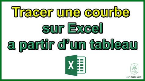 Comment Tracer Une Courbe Sur Excel A Partir D Un Tableau Youtube