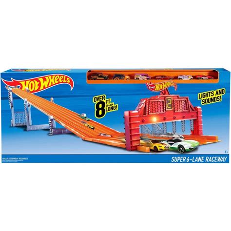 Hot Wheels Super 6-Lane Raceway Track With 6 Cars (IN STOCK) – Advanced ...