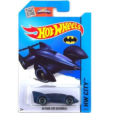 Carrinho Hot Wheels Batmóvel Batmobile Azul Batman Live DC Comics Mattel MKP Toyshow Tudo