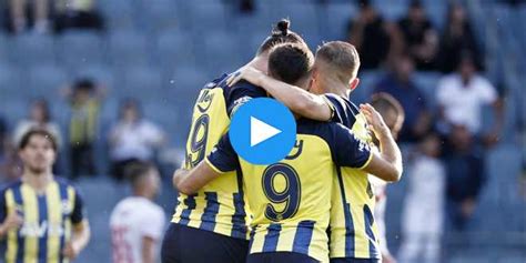 Fenerbahçe MOL Fehervar Özet İzle 3 0 Video 5 Temmuz 2022