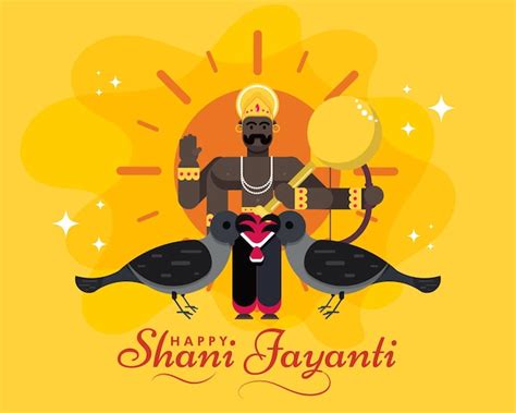 Premium Vector Happy Shani Jayanti Diwas Hindu Festival Celebration