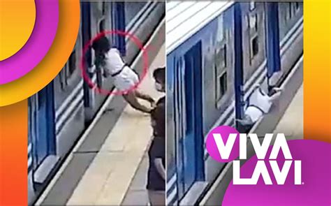 Multimedios Tv On Twitter Joven Se Desmaya Y Cae En La V As Del Tren