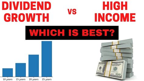 Dividend Growth Vs High Income Which Is Best YouTube