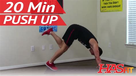 20 Min Push Up Workout Routine At Home Pushup Workout Pushups Exercises Training Youtube