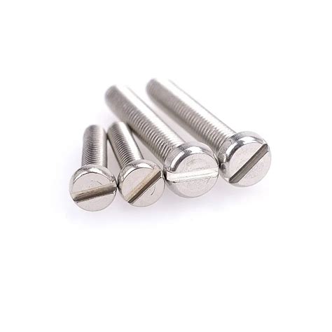 Pcs Stainless Steel Slotted Screws Slotted Cylinder Head Machine