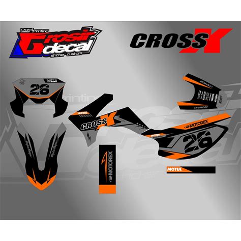 Jual Decal Viar Cross X 150 Dekal Viar Cross 200GT Fullbody Shopee