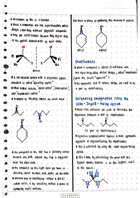 SOLUTION Organic Chemistry Stereoisomerism And Optical Activity