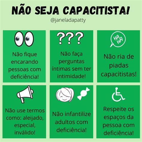 Não seja capacitista