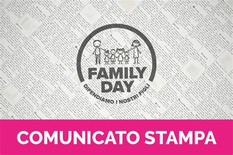 Gandolfini Family Day solidarietà a Pillon per le offese ricevute da